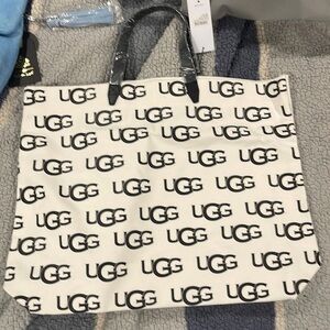 Large UGG canvas tote bag